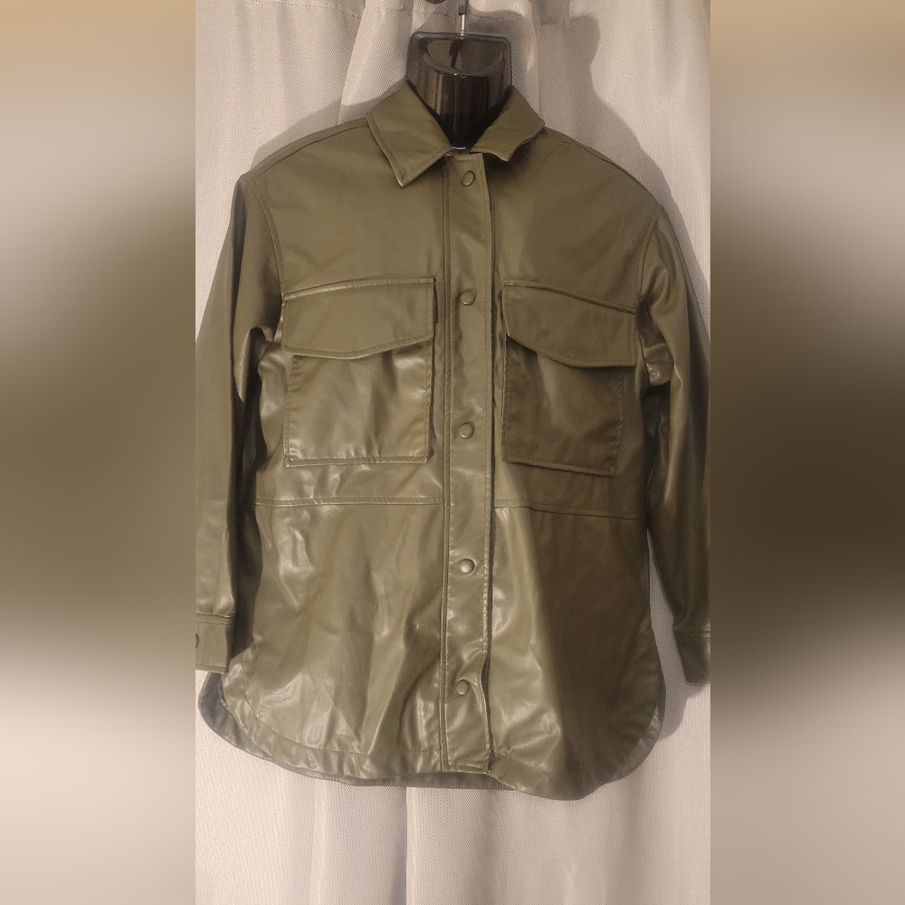 Leather top/ jacket